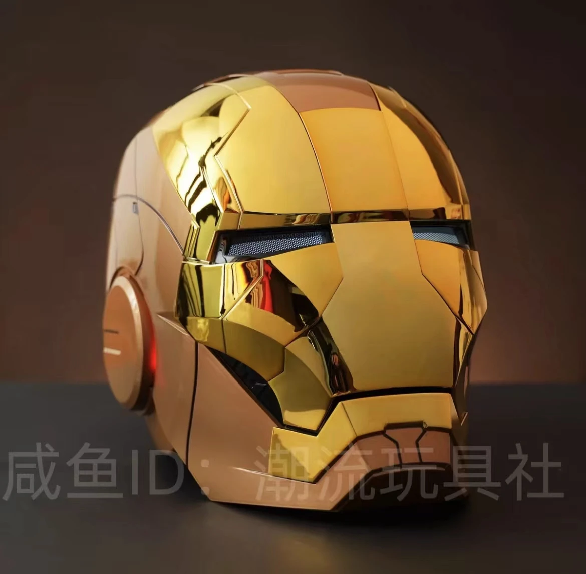 アイアンマン　AUTOKING GOLD AUTOKING New Iron Man MK5 Gold Helmet Electric Voice Control