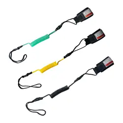Surfboard Leash, Safety Leash Cord, surf Leash, Adjustable Coiled Paddle Board Rope for Surfing Water Sports Accessories