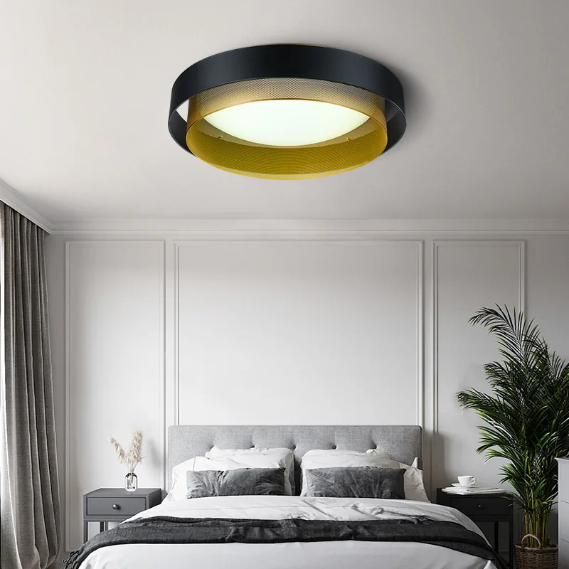 Sandyha Nordic Round Plafoniera Lampada Camera Da Letto Soggiorno Lampadario Soffitto Moderno Luces Led Habitacion Techo Para Sala