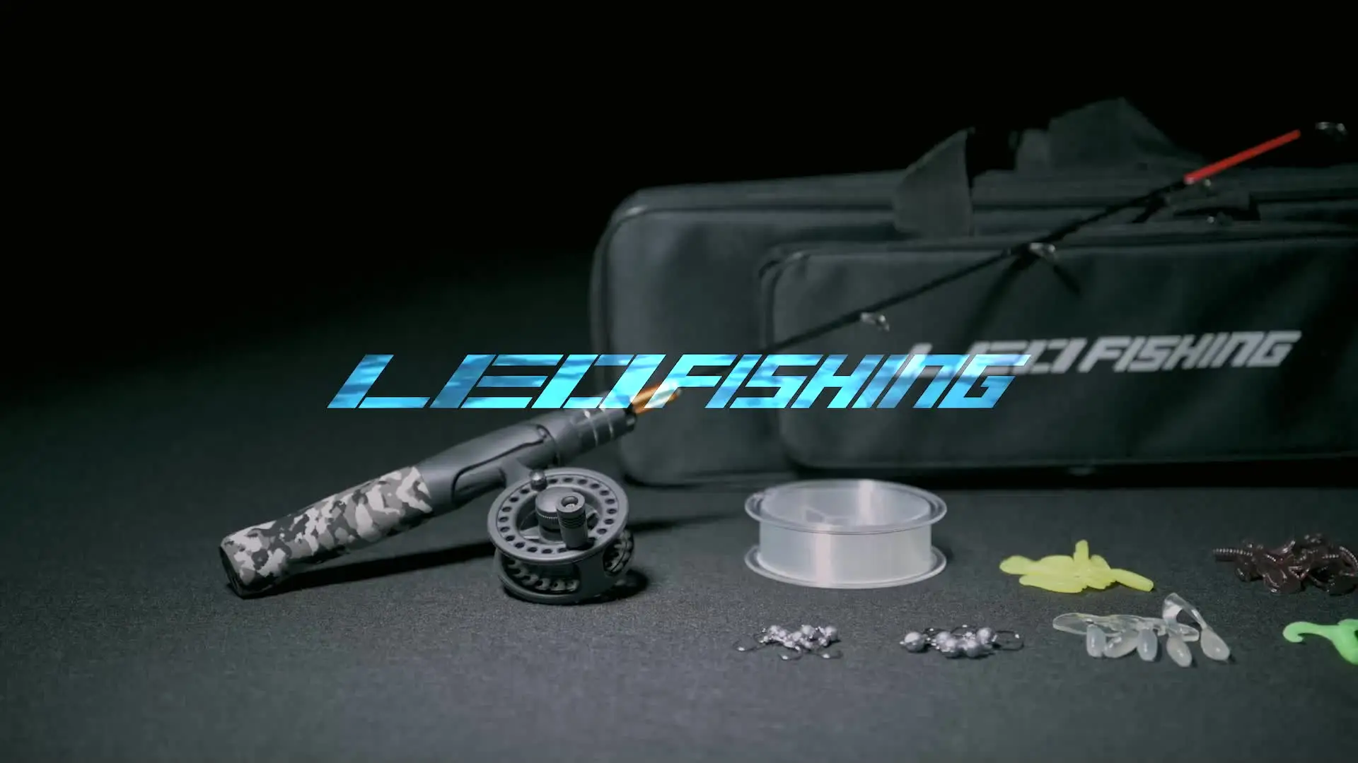 LEOFISHING 氷上釣りセット ロッドとリールのコンボ、完全なキット付き