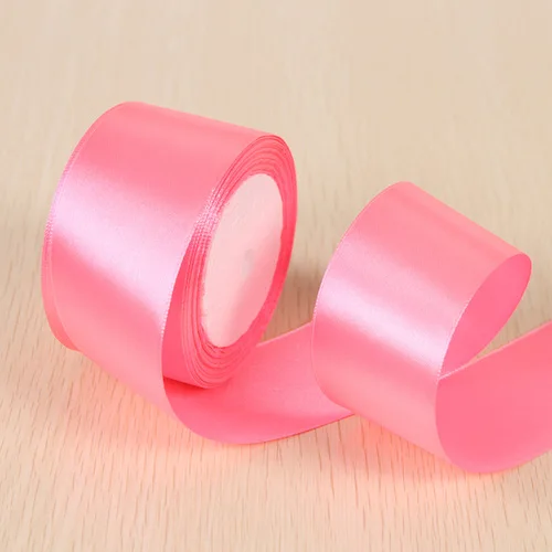 Elegant Satin Ribbons in Variety of Colors for Wedding and Party Decorations