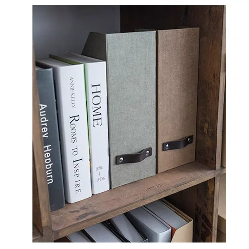 Makeasy 파일 정리함 접이식 잡지 보관 정리함 패브릭 파일 보관함 사무실, SOHO(2PCS)를 찾고 있습니다.