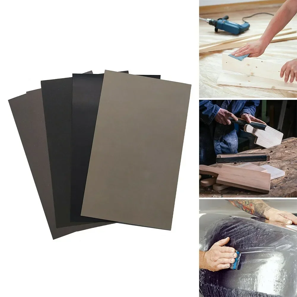 Water Sandpaper Papers 2000 2500 3000 5000 7000 Grit Mixed Wet Dry 9x3.6 Inch Silicon Carbide 5pcs