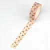 2023 NEW 1PC 10M Decorative Neutral Beige Swallow Paper Washi Tape for Planner Adhesive Masking Tape Cute Stationery 3