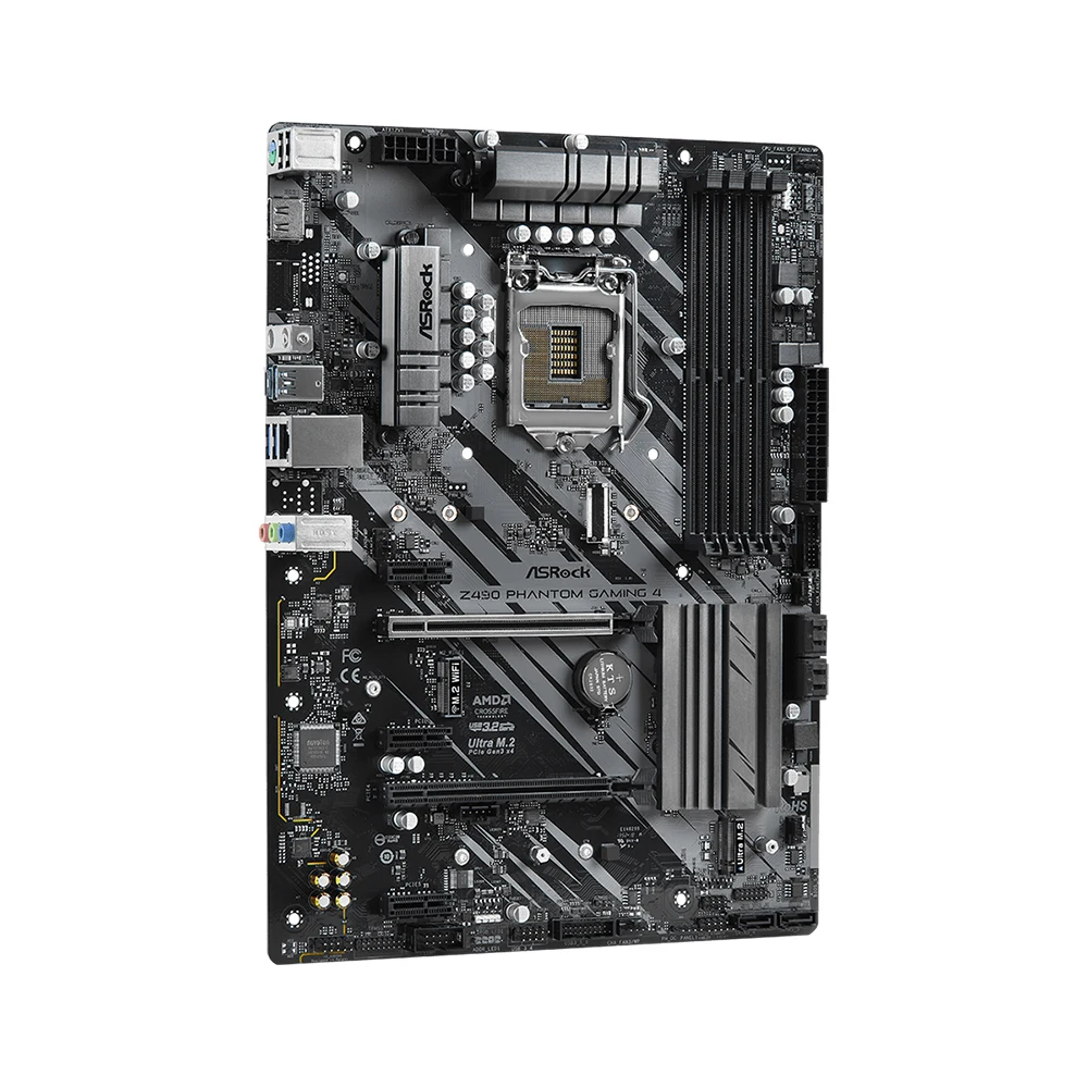 For ASRock Z490 PHANTOM GAMING 4 Support i3/i5/i7/i9-10th CPU