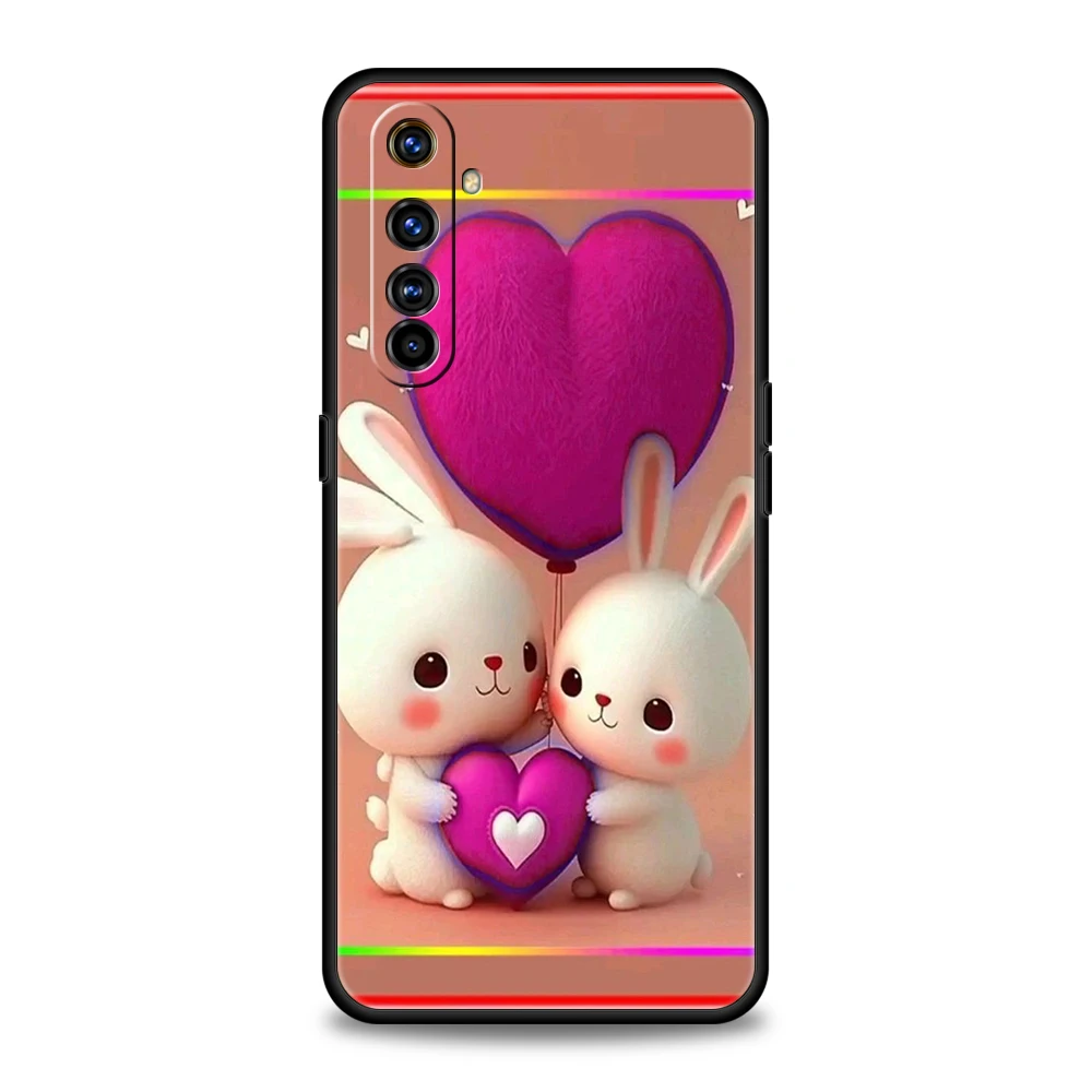 Adorable Rabbit with Purple Hat Shockproof Phone Case