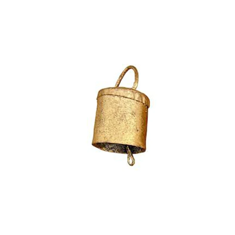 thumbnail image 1 of 1 pieza de cascabeles navideños de metal rústicos y elegantes, para colgar en la pared, para ventanas, guirnaldas, decoración artística para dormitorio y sala de estar, 1 of 5