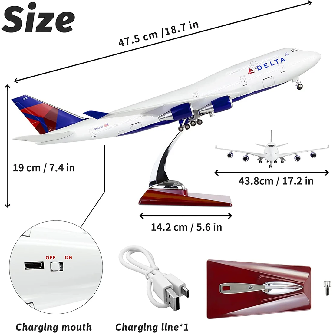 Plastic Resin Air France Airline Model | Air France A380