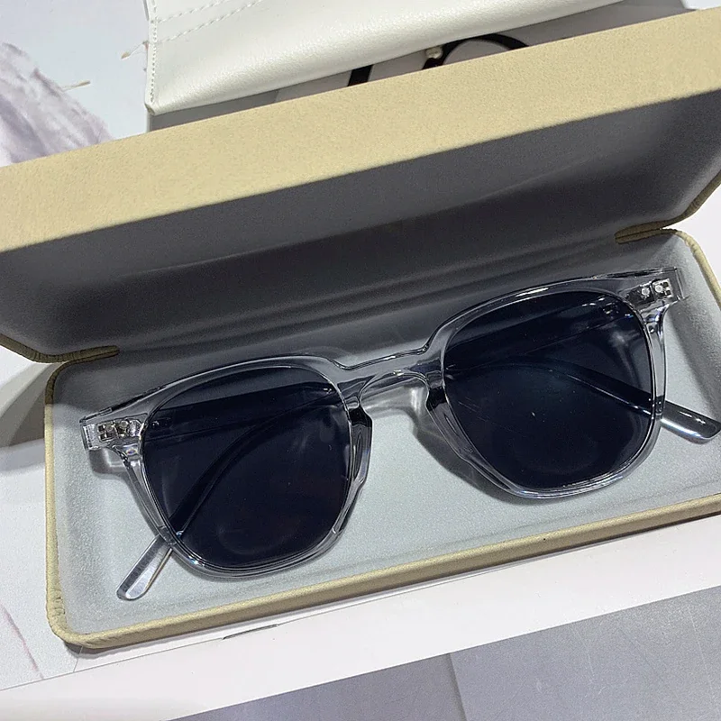Vintage Small Square Men Sunglasses Luxury UV Eyewear