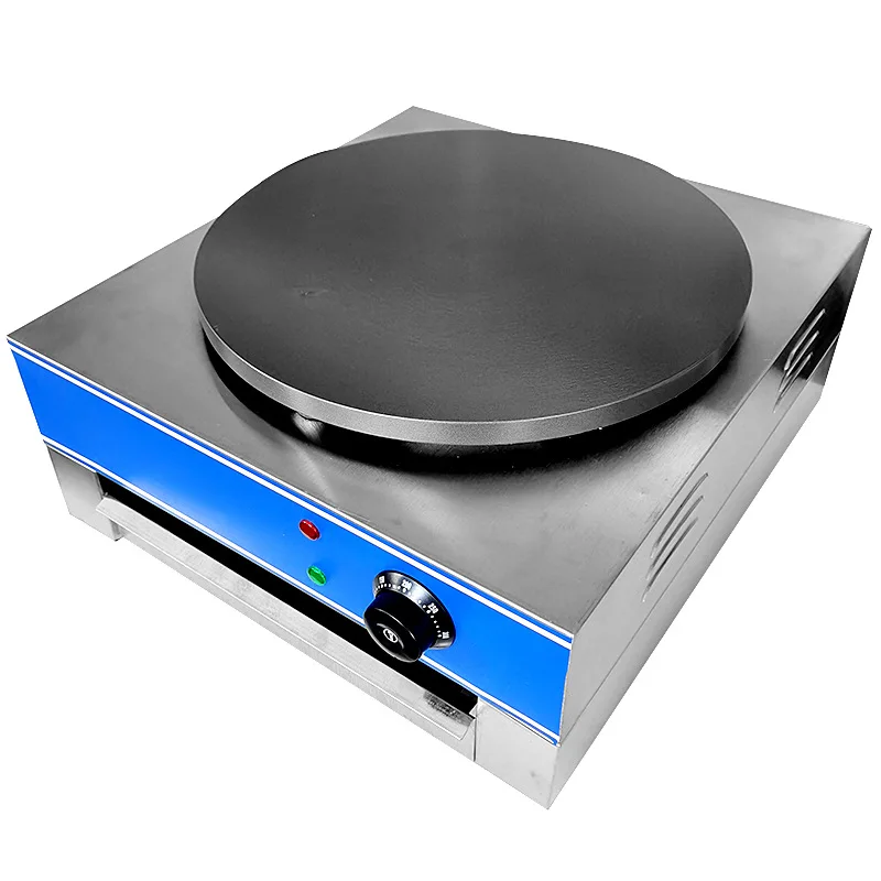 Commercial Electric Heating 40cm Diameter Pancake Maker Crepe Making Machine Pancake Baking Machine Frying Machine 2