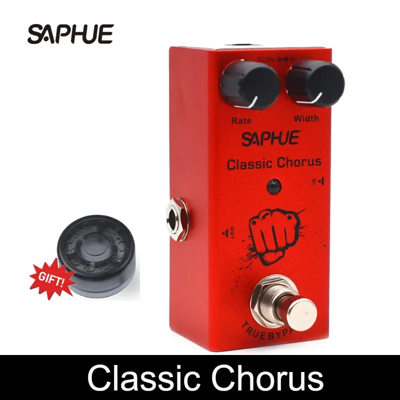 SAPHUEElectricGuitarClassicChorusPedalRateWidthKnobEffect