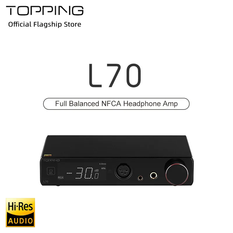 TOPPING L70 fully balanced headphone amplifier four core XLR interface 4.4
