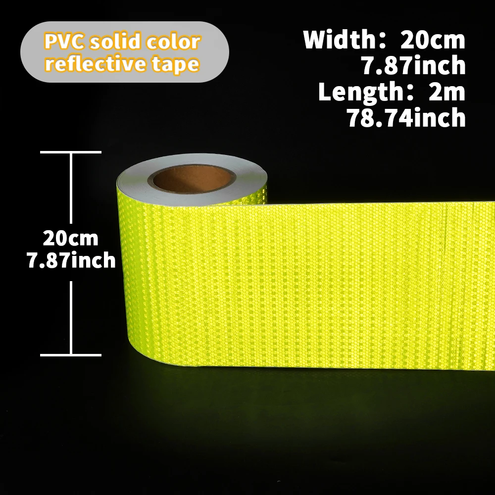 Multicolor 20CM Reflective Safety Warning Tape