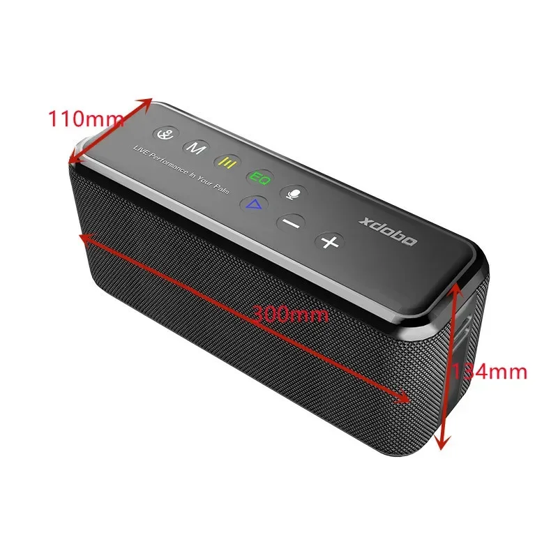 XDOBO X8 最大 100 ワットポータブルワイヤレス Bluetooth スピーカー