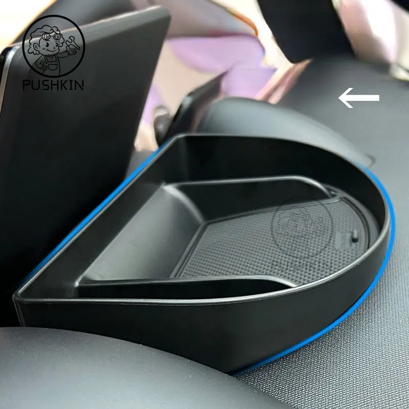 Car Storage Box For BYD Dolphin Central Control Storage Sundries Box Byd EA1 Cup Holder Rear Screen Storage Box Accessories
