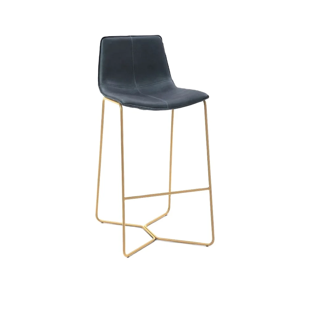 Restaurant Retro Bar Stool Kitchen Stool Bar Chair Metal High Chair