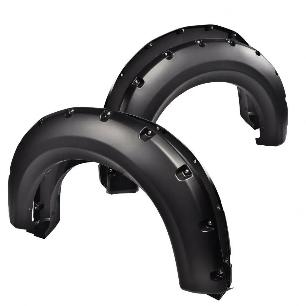 

2009 2010 2011 2012 2013 2014 raptor accessories Textured Pocket Bolt/Rivet Fender Flares Wheel Cover for ford F150