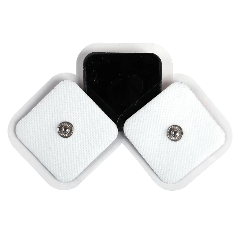 4*4cm Non-woven Self Adhesive Replacement Electrode Pad for Tens Digital Machine Massager 4*4cm Nerve Stimulator massage tool ball massager massage gel pads electrode lead wires