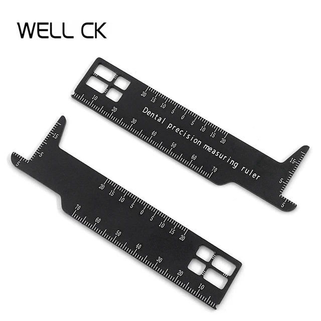 Dental Precision Measuring Ruler Span Measure Scale Endodontic Instrum