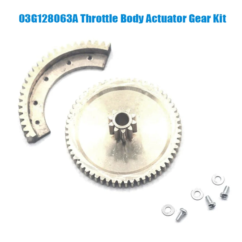 Metal Throttle Body Actuator Gear Kit Compatible Replacement Parts Throttle Gear Repair Kit For Audi For Ford Skoda VW CRTD For Throttle Gear Kit