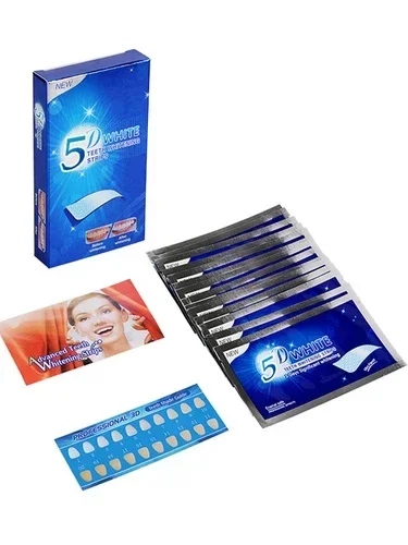 5d Gel Zahn aufhellung streifen Weißzahn Zahn Kit Mundhygiene Pflege streifen für falsche Zähne Veneers Zahnarzt seks Weiß gel