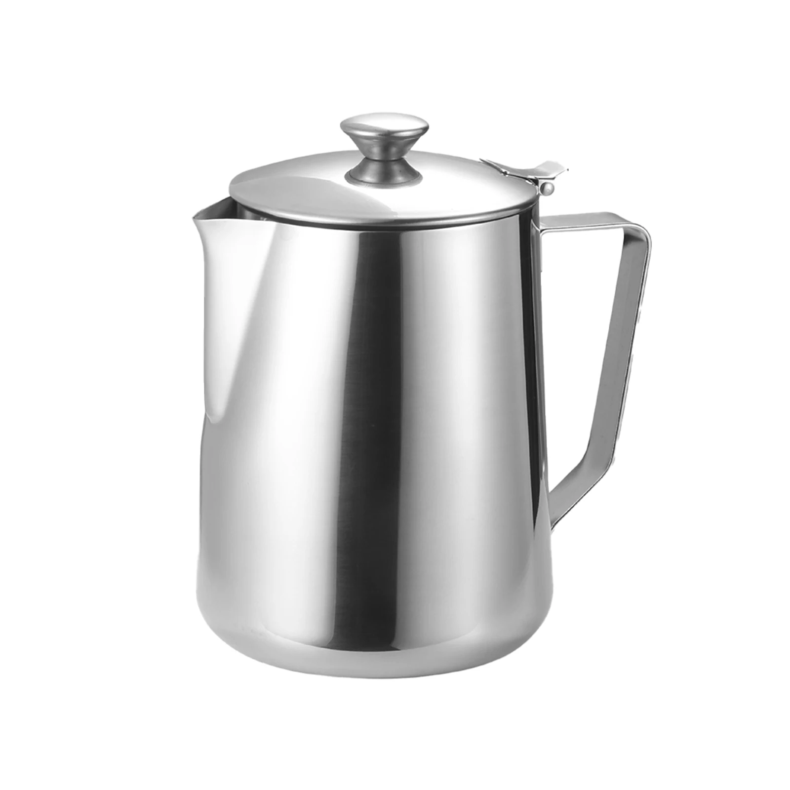 Create Fantastic Milk Coffee Foam Kettle Milk Frothing Coffee Proper Special Lid Design Thick And Comfortable Body