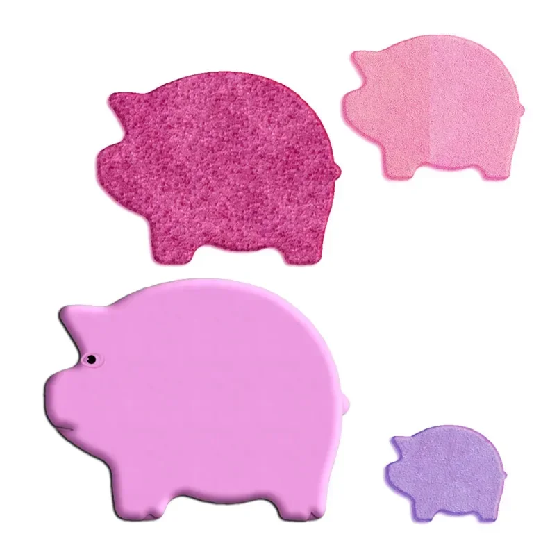 Various Pig Biscuit Mould Plastic Molds Cartoon Little Animal Shape Cake Cookie Decorating Fondant Cutters Tools