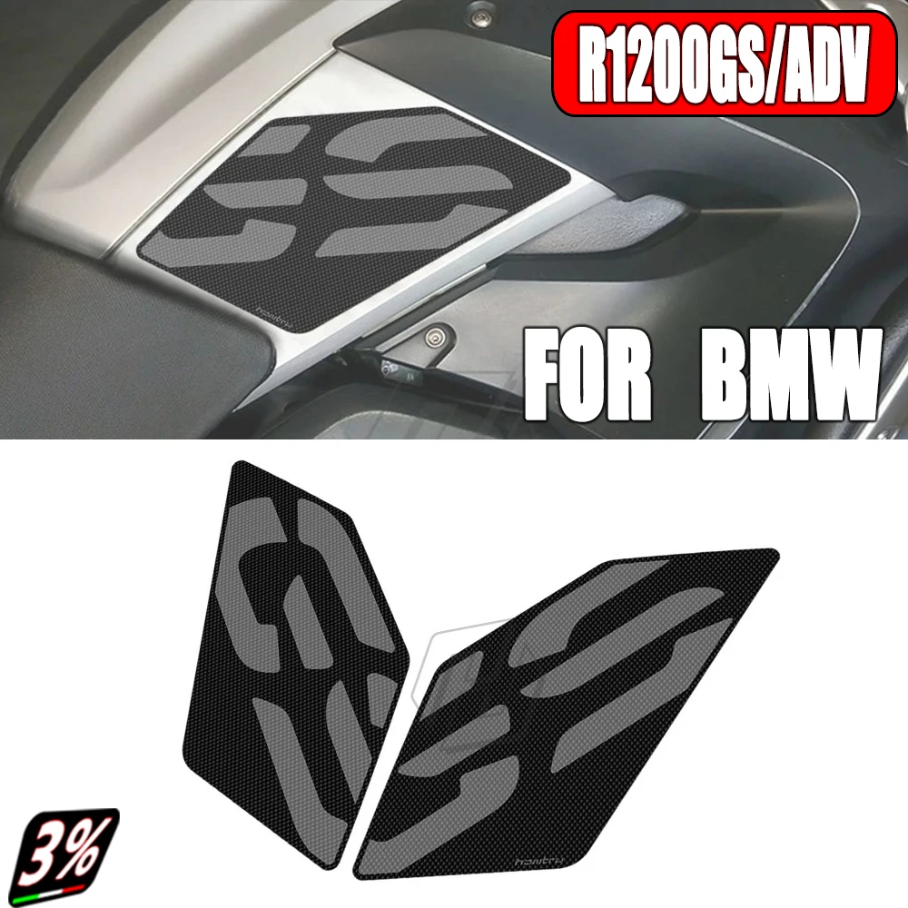 Motorcycle Accessorie Side Tank Pad Protection Knee Grip Traction for BMW Motorrad R1200GS 2004-2012/R1200GS ADV 2006-2013