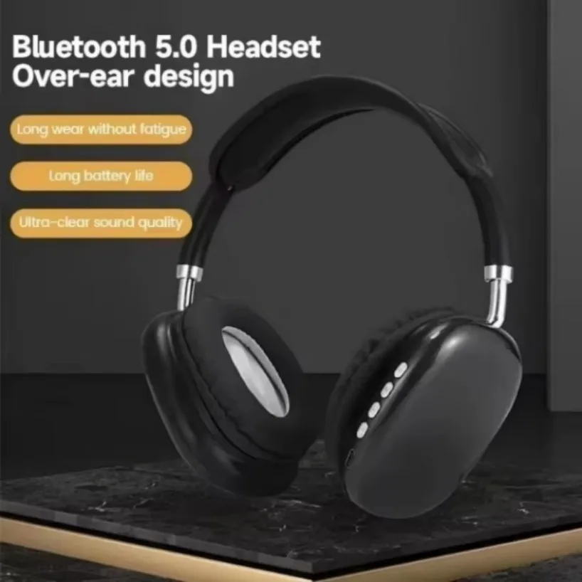 5.1 Game Headphone Headset P9/P9 Pro Max Wireless Bluetooth With Mic HiFi Sound Earphone for iOS Android Sport Game Headphones 3