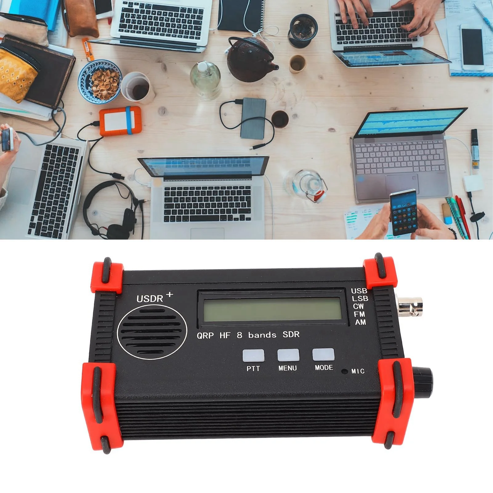 8バンド無線トランシーバー短波USDX USDR HF QRP SSB CW SDR