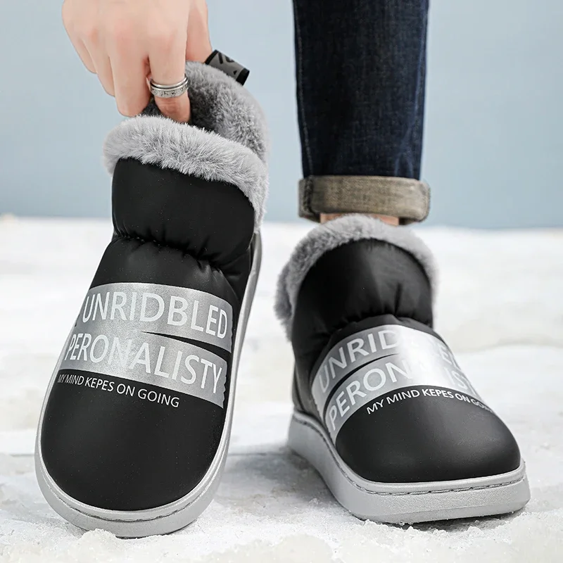 

2024 зимние ботинки, Мужская обувь для женщин, теплая зимняя женская обувь на меху, ботильоны унисекс, водонепроницаемая обувь, женская обувь, Рабочая обувь