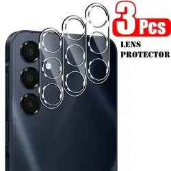 3 - Pack 3D Full Cover Camera Lens Protector - HD Glass Protective Film - Galaxy A17 (Clear)