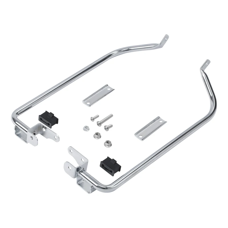 Soporte De Alforjas Rigidas Twin Rail Para Harley Road King 97-08