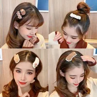 New Autumn and Winter Plush Cute Sweet Hair Clip Women's Bangs Side Clip Headdress Cartoon Animal Hairpin Hair Accessories - Image 4