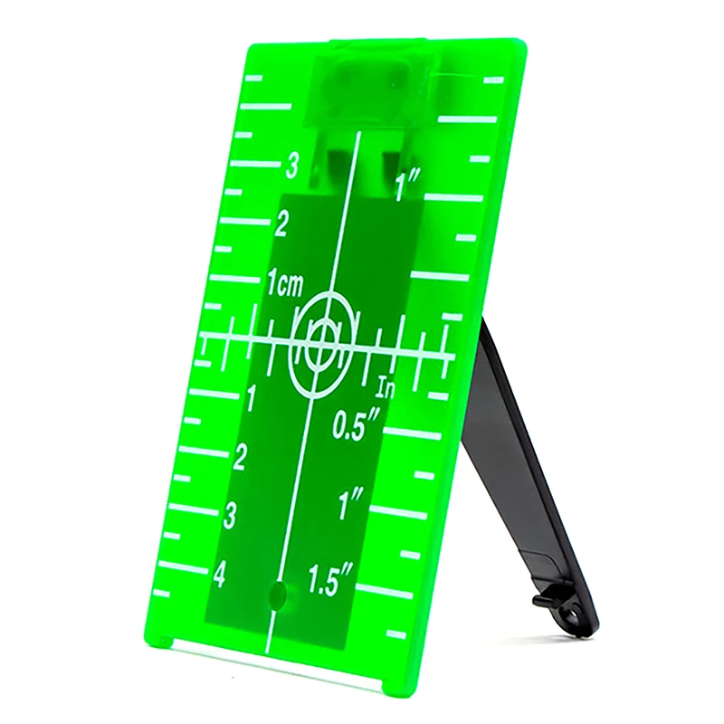 Plastic Lase Target Card Plate Inch For Green Red Lase Level For Line Lasers Reflective Magnetic Plate Laser Target 11.5cmx7.4cm,laser level