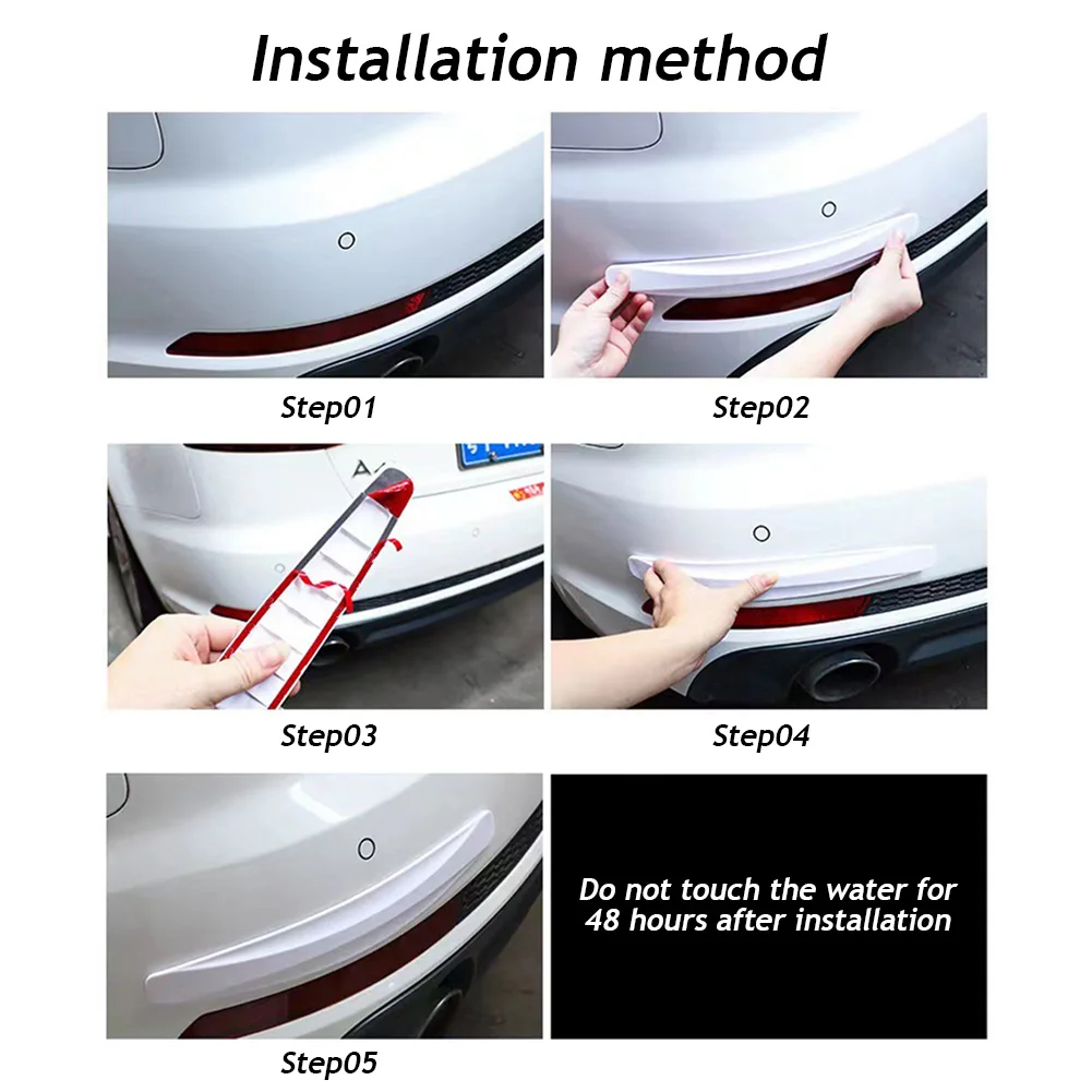 Anti Collision Car Bumper Guard Strip Door Edge Guards Trim Molding Protection Scratch Protector Crash Bar