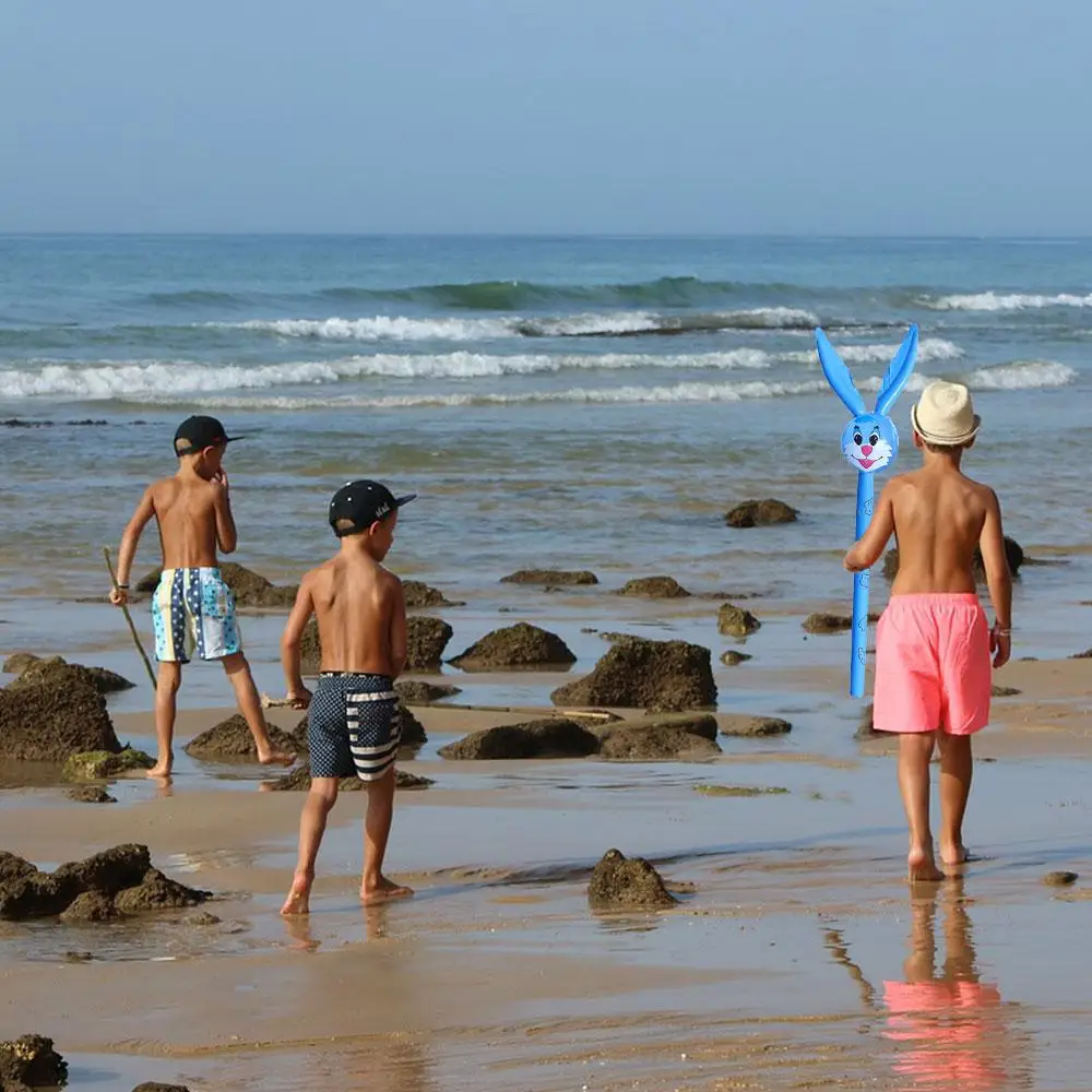 Animal Head Stick Inflatable Ballooons Toys Giraffe Inflatable Hammer Inflatable Animal Stick Toy Animals Inflatable Stick