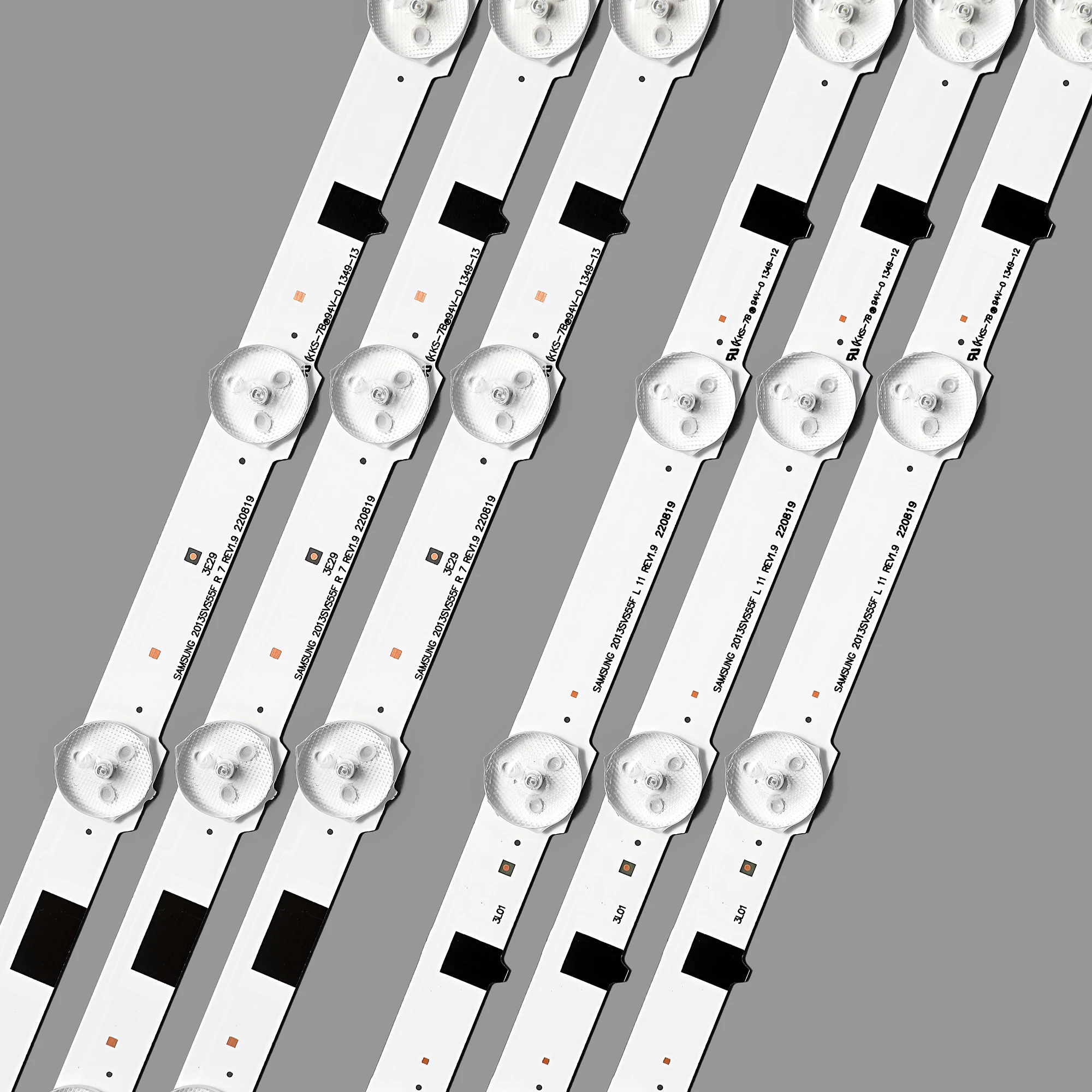20pcs LED Ʈ 11 + 7  Ｚ 2013SVS55F L + R D2GE_550SCA-R3 D2GE_550SCB-R3 UA55F6400 UA55F6800 UA55F6300 UN55F6350