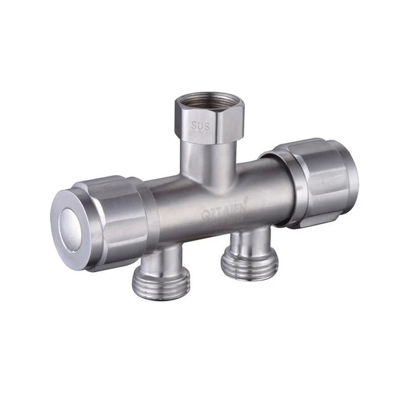304 Stainless Steel Washing Machine Faucet Double Use Bibcock Laundry Mop Pool Tap Dual Handles Washing Machine Taps angle valve washing machine faucet water tap faucet