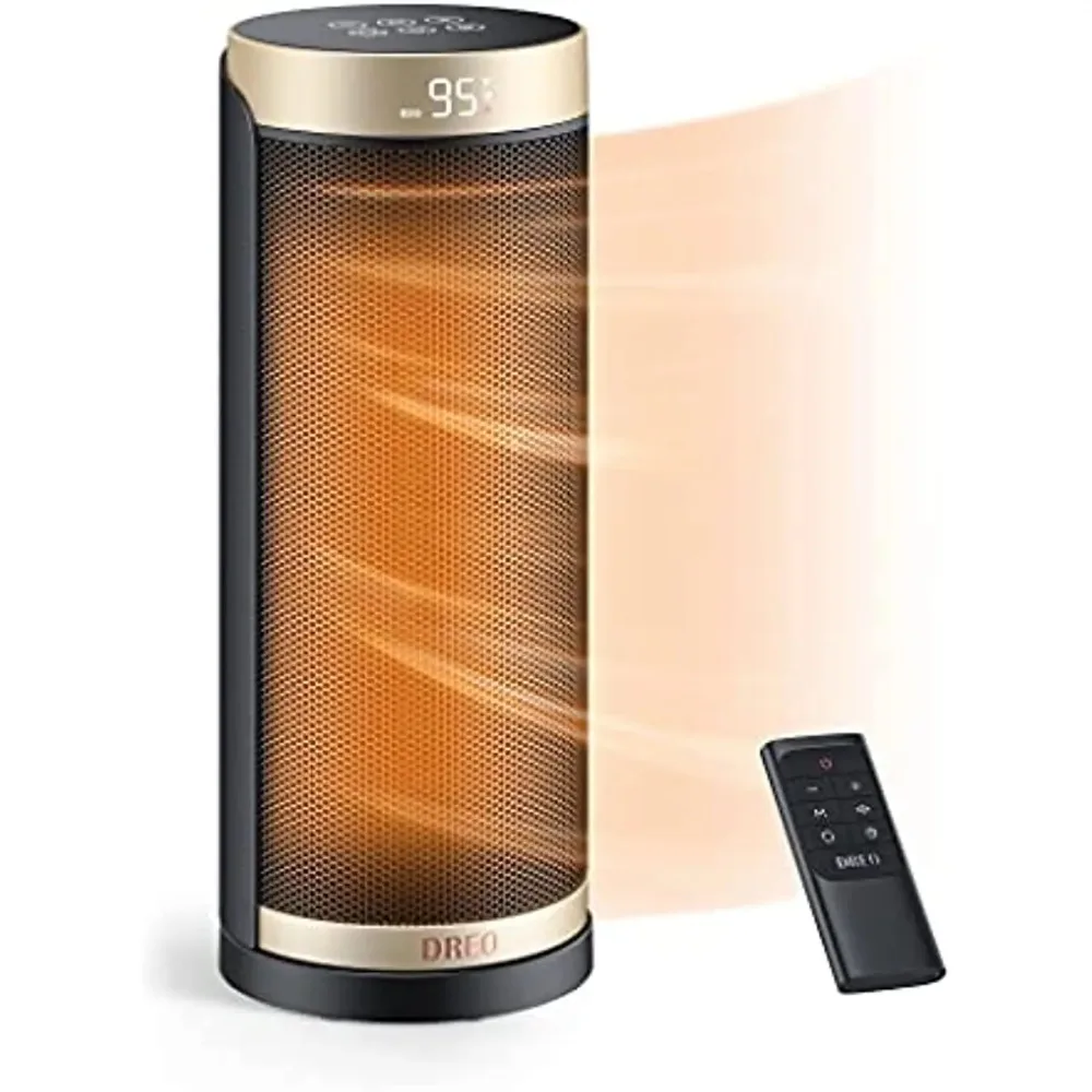

Dreo Space Heaters for Indoor Use, Portable Electric Heater for Bedroom Large Room Office Garage, 1500W Fast PTC Ceramic