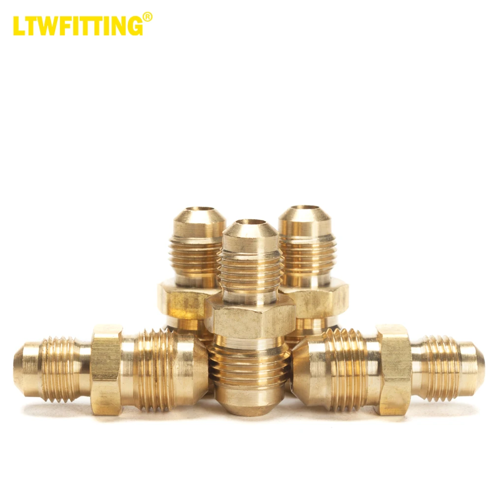 

LTWFITTING, латунный редукционный Соединитель с наружным диаметром 3/8 дюйма, внешний диаметр 5/16 дюйма, латунный раструбный трубчатый фитинг (комплект из 5 штук)