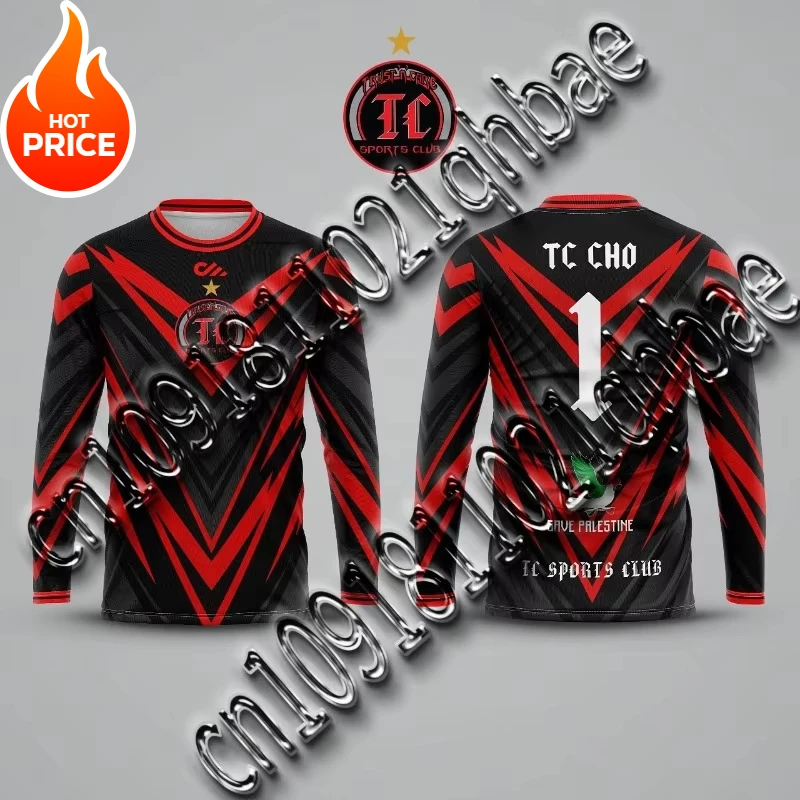 Men's Quick-drying Autumn Clothes Long-sleeved Baibara Team Jersey Comfortable Sports Casual Breathable Long-sleeved T-shirt