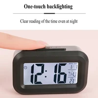 Alarm Clock Digital Clock LED Electronic With Backlight Snooze Calendar For Home Office Desktop Table Screen Display Watch 5