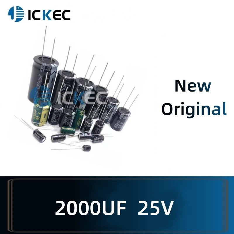 

Leaded Inline Electrolytic Capacitors 2000UF 25V D16xL20mm