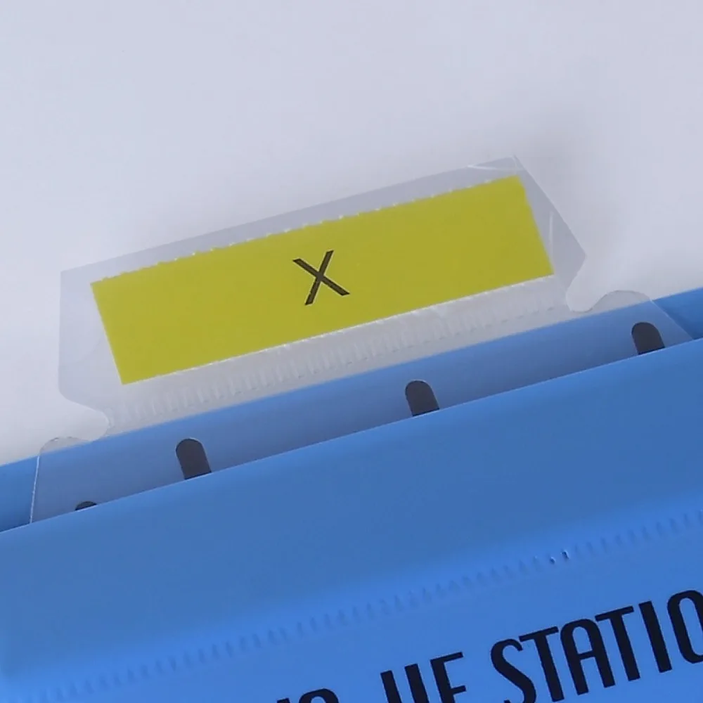 A4 Quick Labor Folder PVC Suspended Type A4 Suspension Files with Hook Color Random Hanging File Folders Home Organization