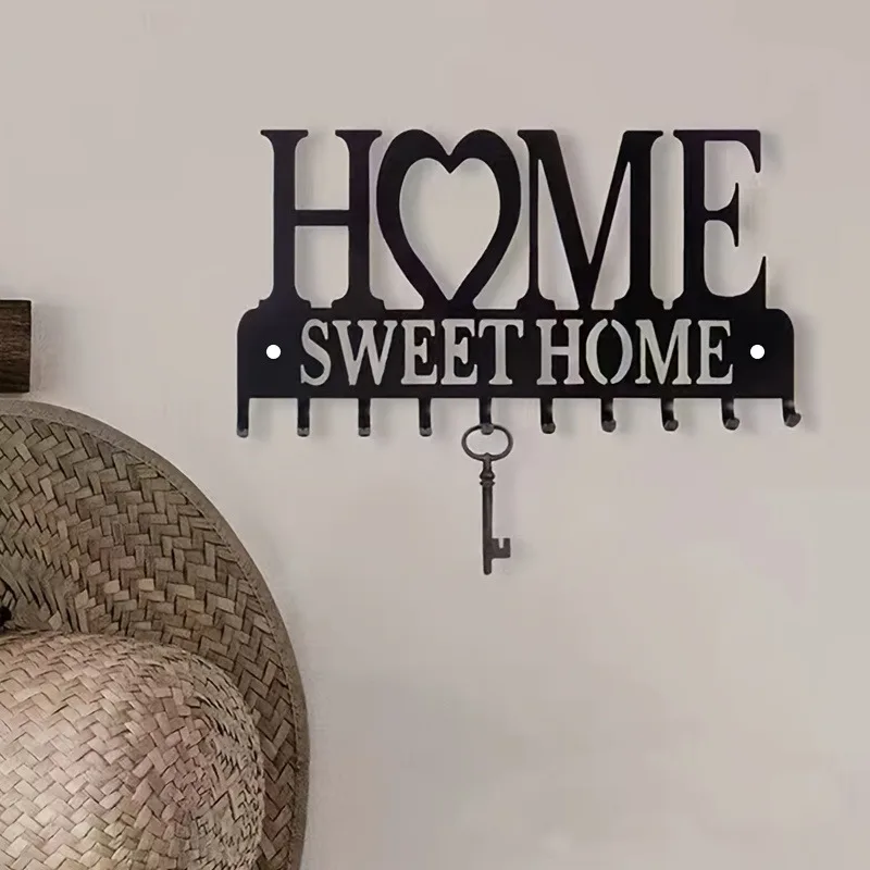 1pcs Wall Mounted Key Holder Made of Metal, Can Be Used To Hang All Kinds of Keys Also Vintage Wall Decoration 3