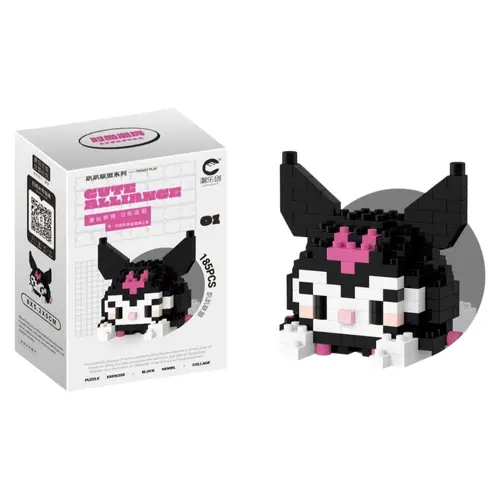 99 style SANRIO Hello Kitty Building Blocks Cartoon Figures Kuromi Bricks My Melody Children's Assembly Toys Cinnamoroll Gift - Image 64