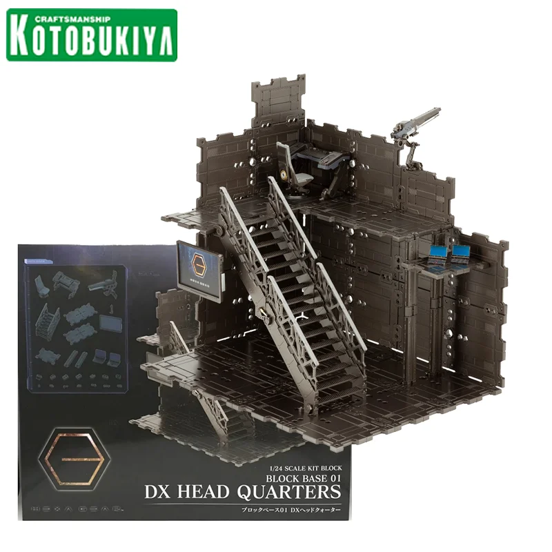 

Kotobukiya Assembly Model Hg060 Hexa Gear Block Base 01 Dx Headquarters Anime Figures Collectible Models Toys Desktop Ornaments