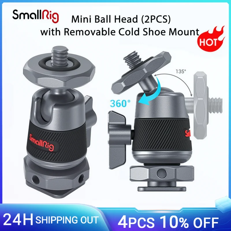 Mini Ball Head Camera Smallrig Ball Head Mount Camera Ballhead