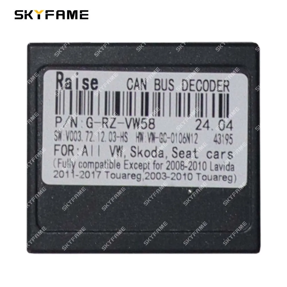 SKYFAME ڵ 16 輱 ϳ׽  Canbus ڽ ڵ ٰ G-RZ-VW58 VW-RZ-58  ȵ̵   ̺